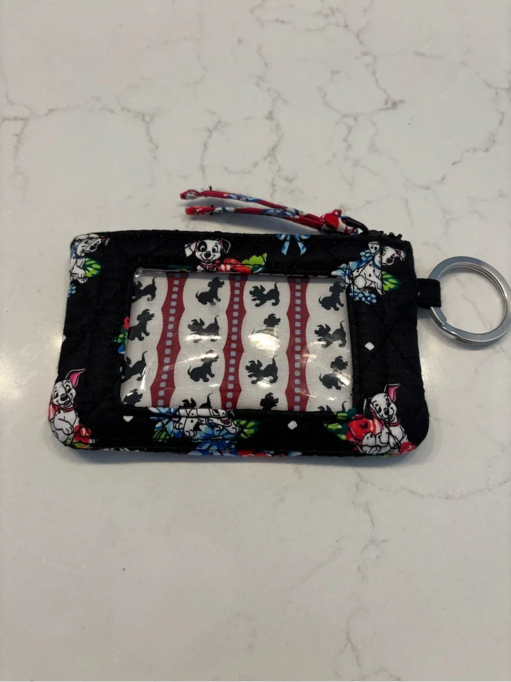 Vera Bradley- xDisney- 101 Dalmatians ID/Card Holder-Zippered Pouch